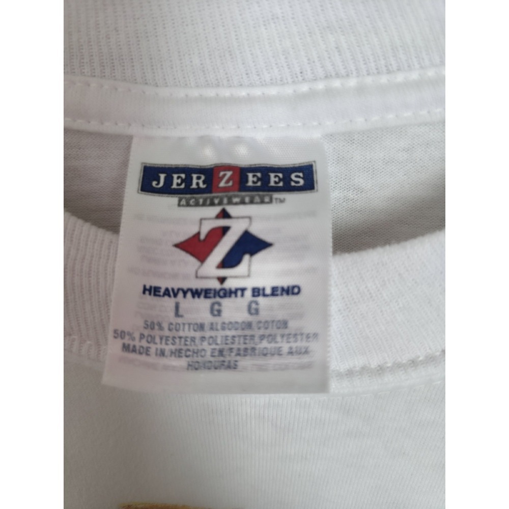 Precious Moments Angel Graphic T-Shirt White Jerzees Size L Retro - Picture 4 of 7